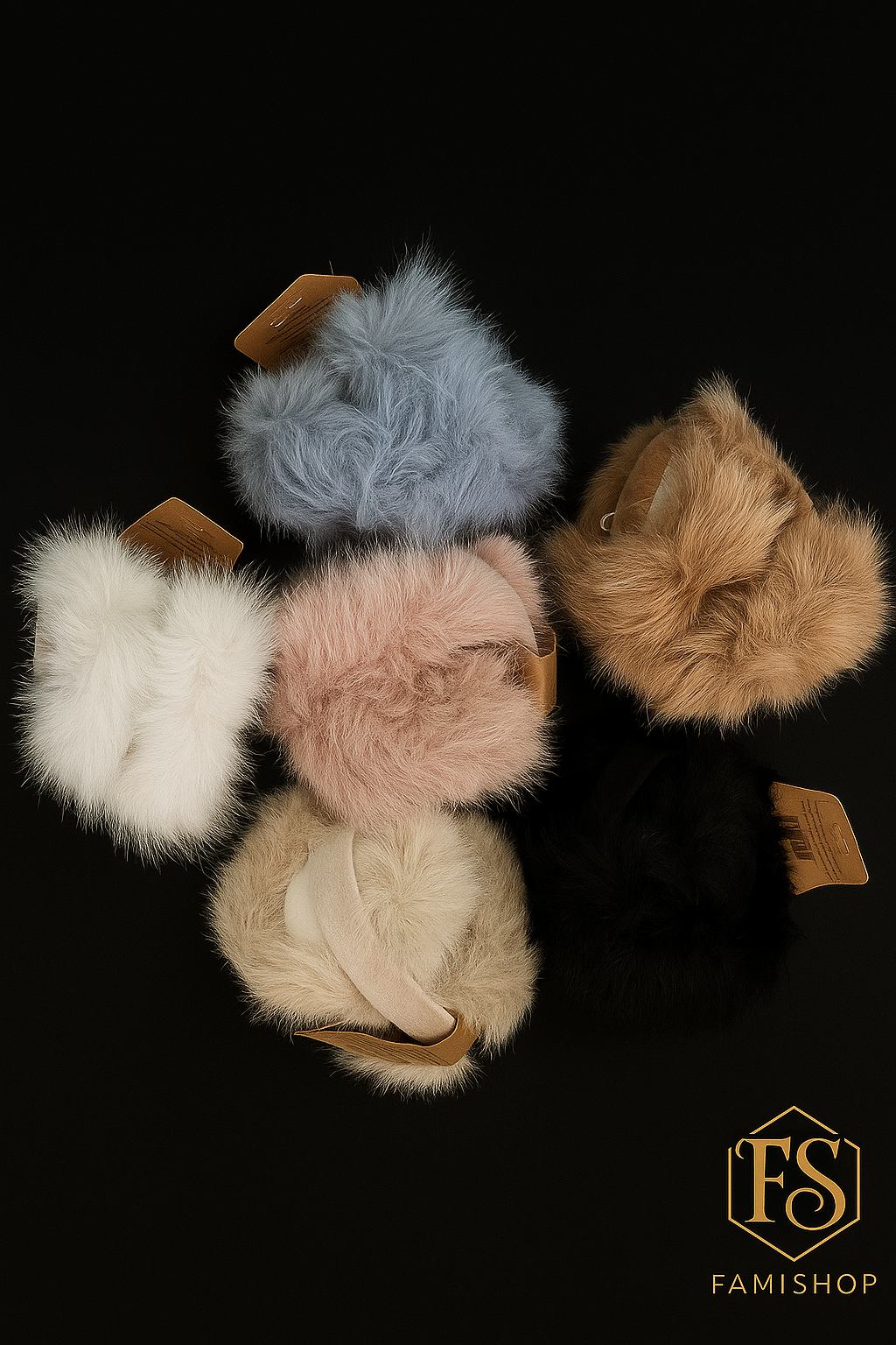 Cache-oreilles en  fourrure