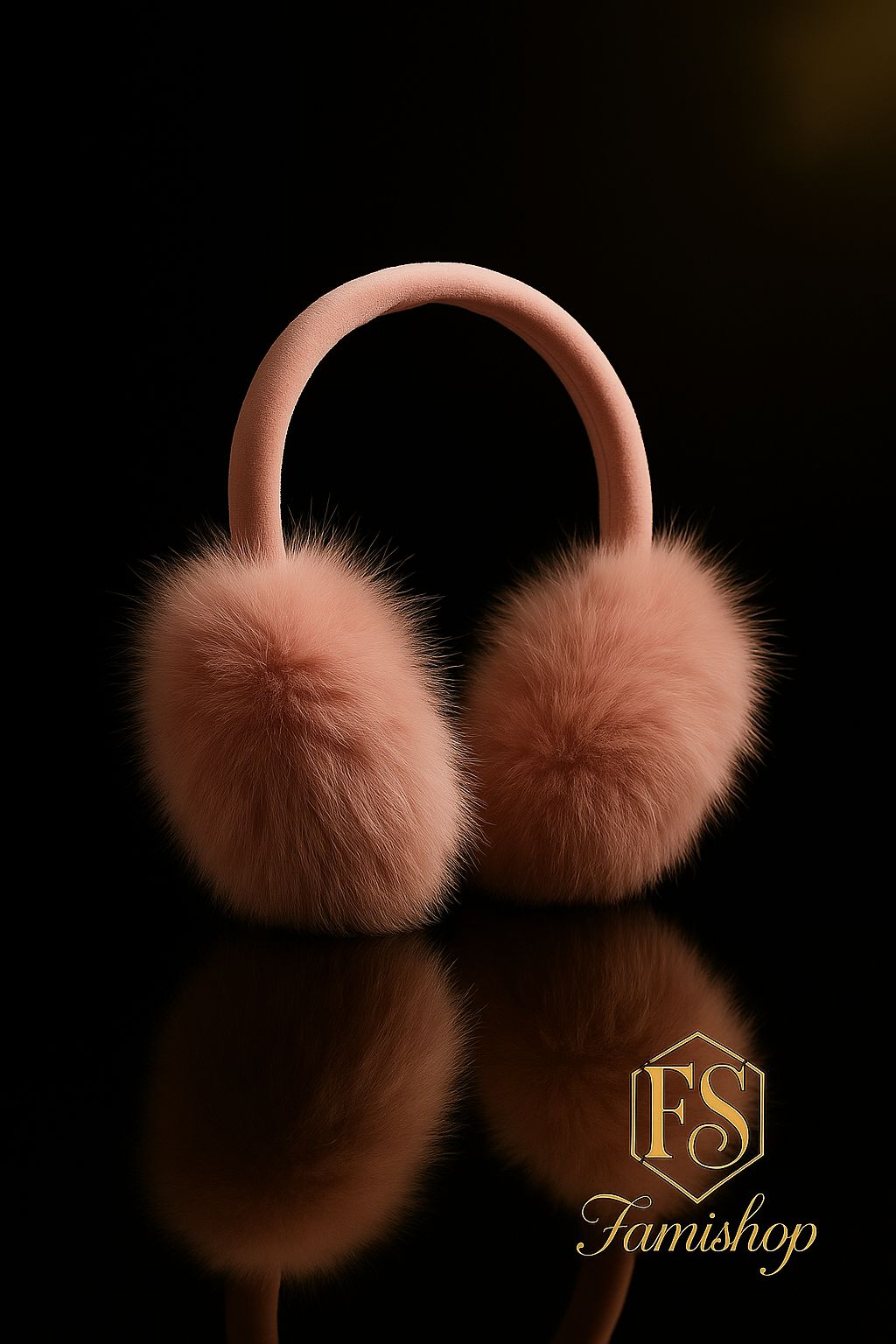 Cache-oreilles en  fourrure