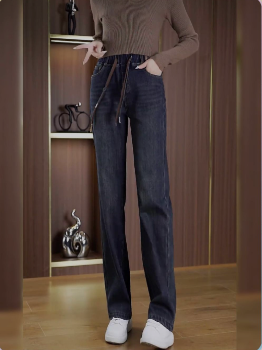 jean doublé polaire pour femme