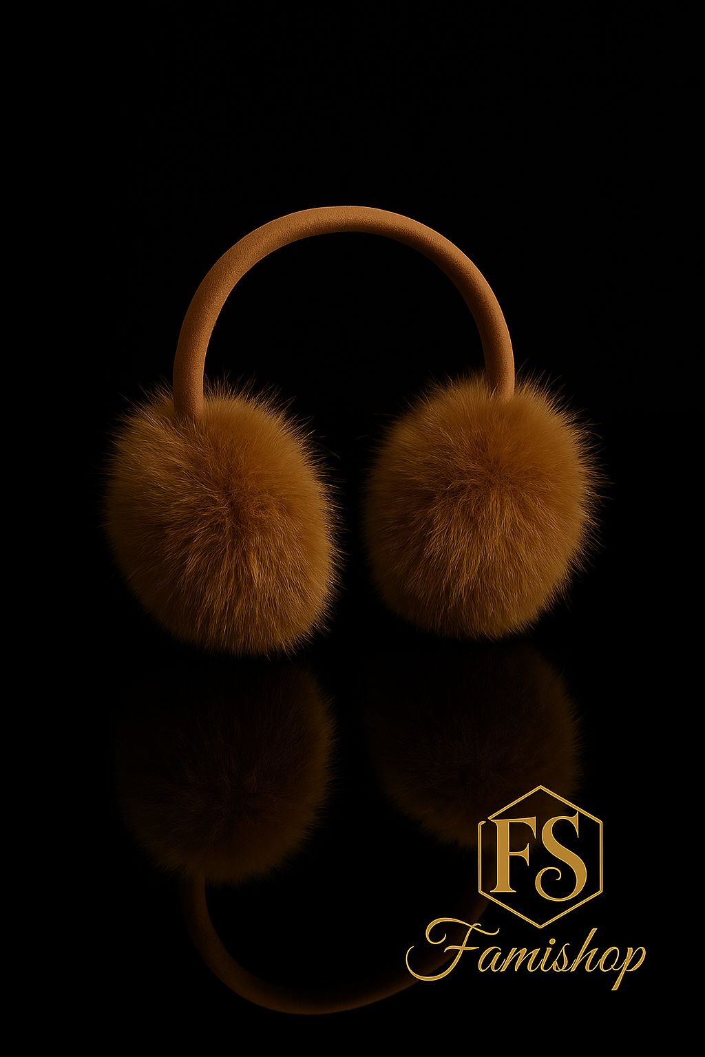 Cache-oreilles en  fourrure