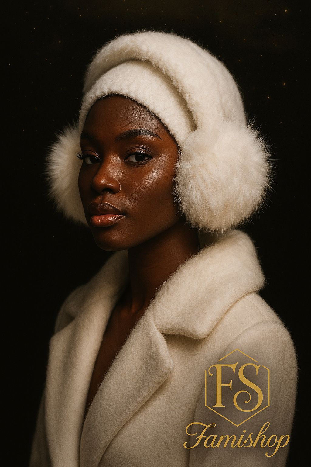 Cache-oreilles en  fourrure